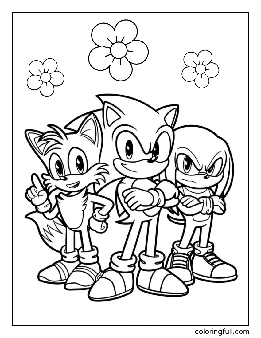75 Free Sonic Coloring Pages – Printables For Kids & Adults
